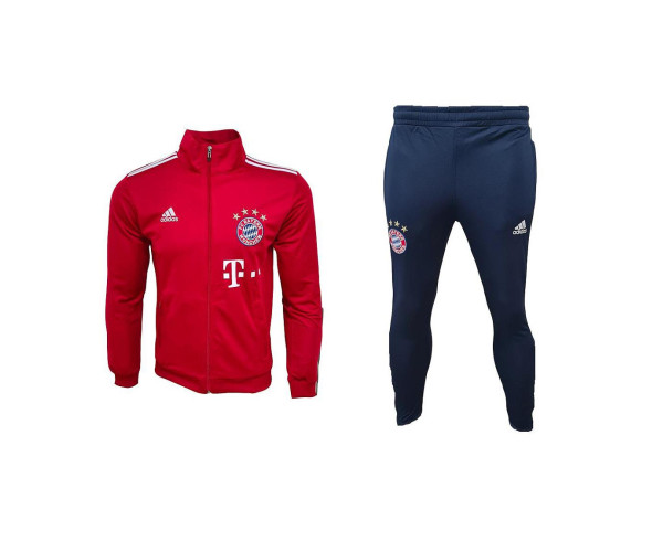 Мъжки спортен екип Adidas Bayern Munchen Red Dark Blue